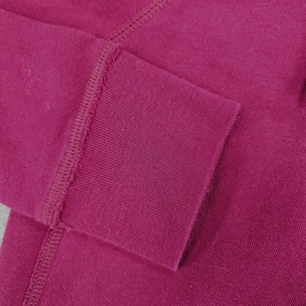 Hollister HCO Pacific Merchants Hoodie Women M Burgundy Y2K Full Zip Logo - Picture 10 of 14